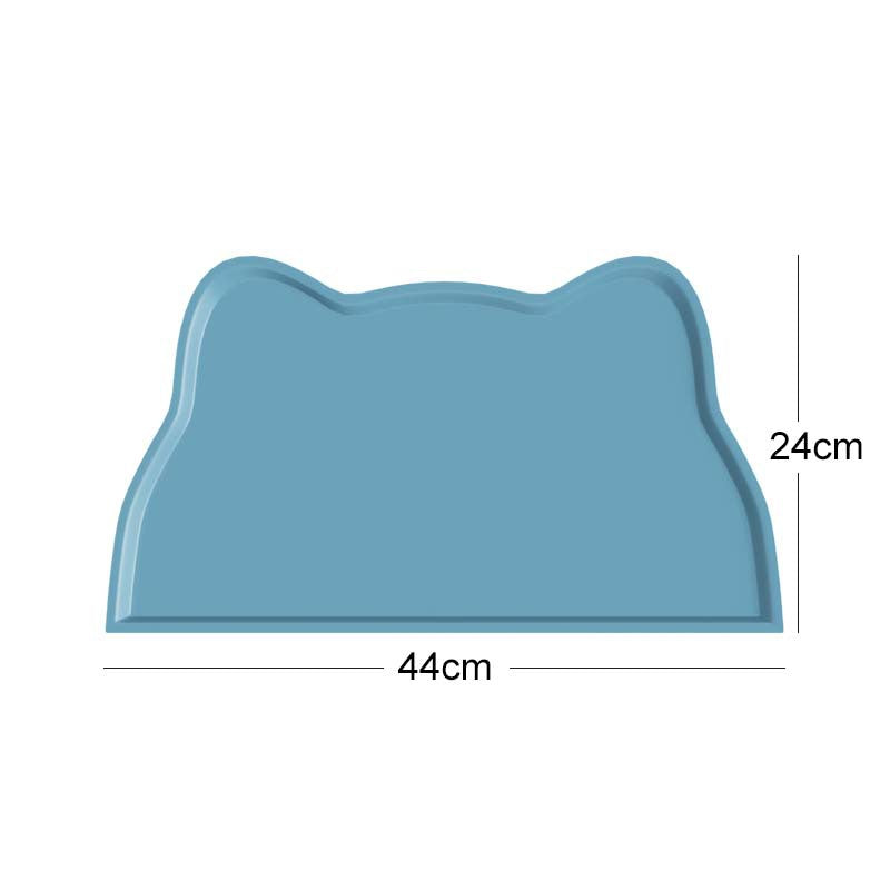 Silicone pet feeding mat