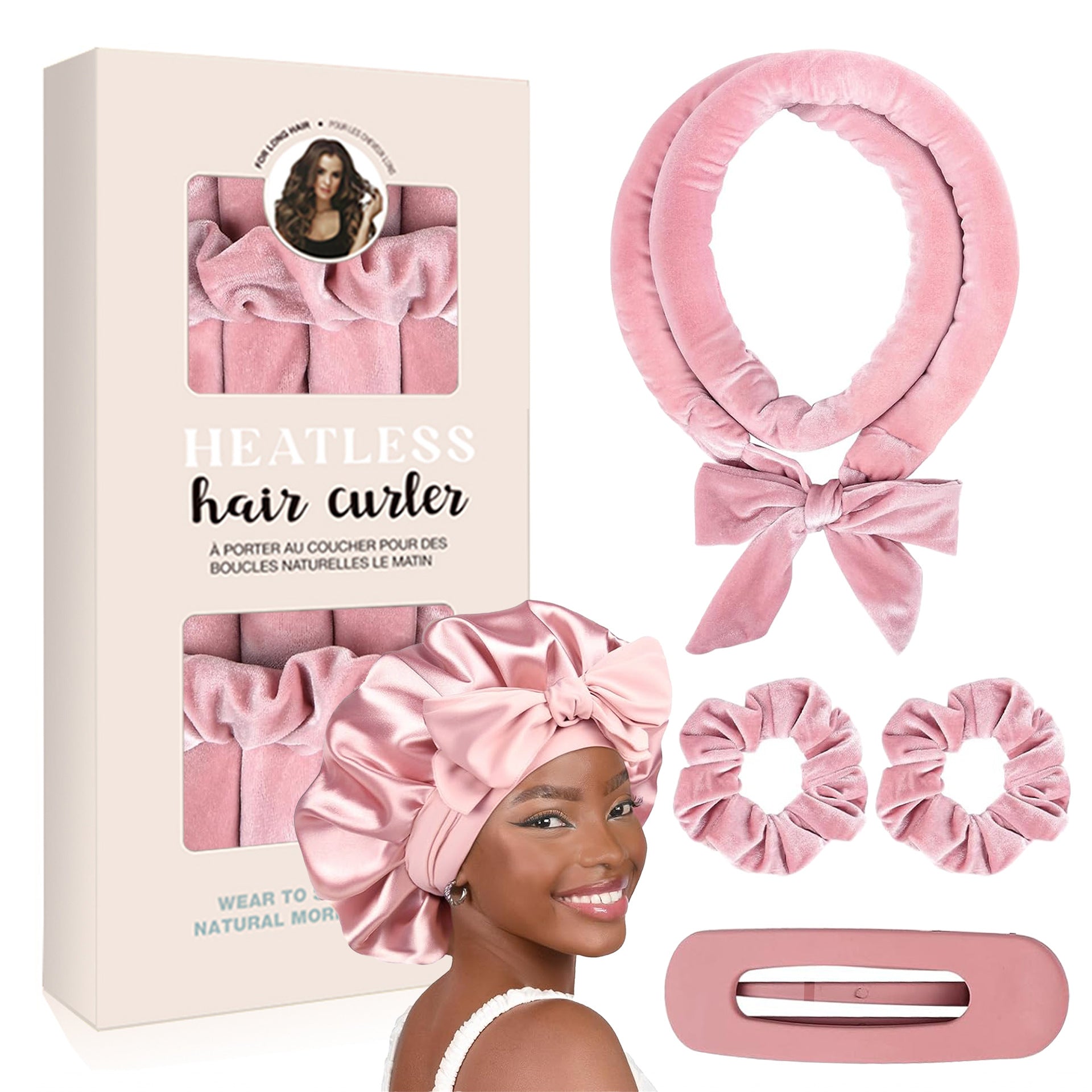 Soft Butterfly Bow Sleep Hair Coiler