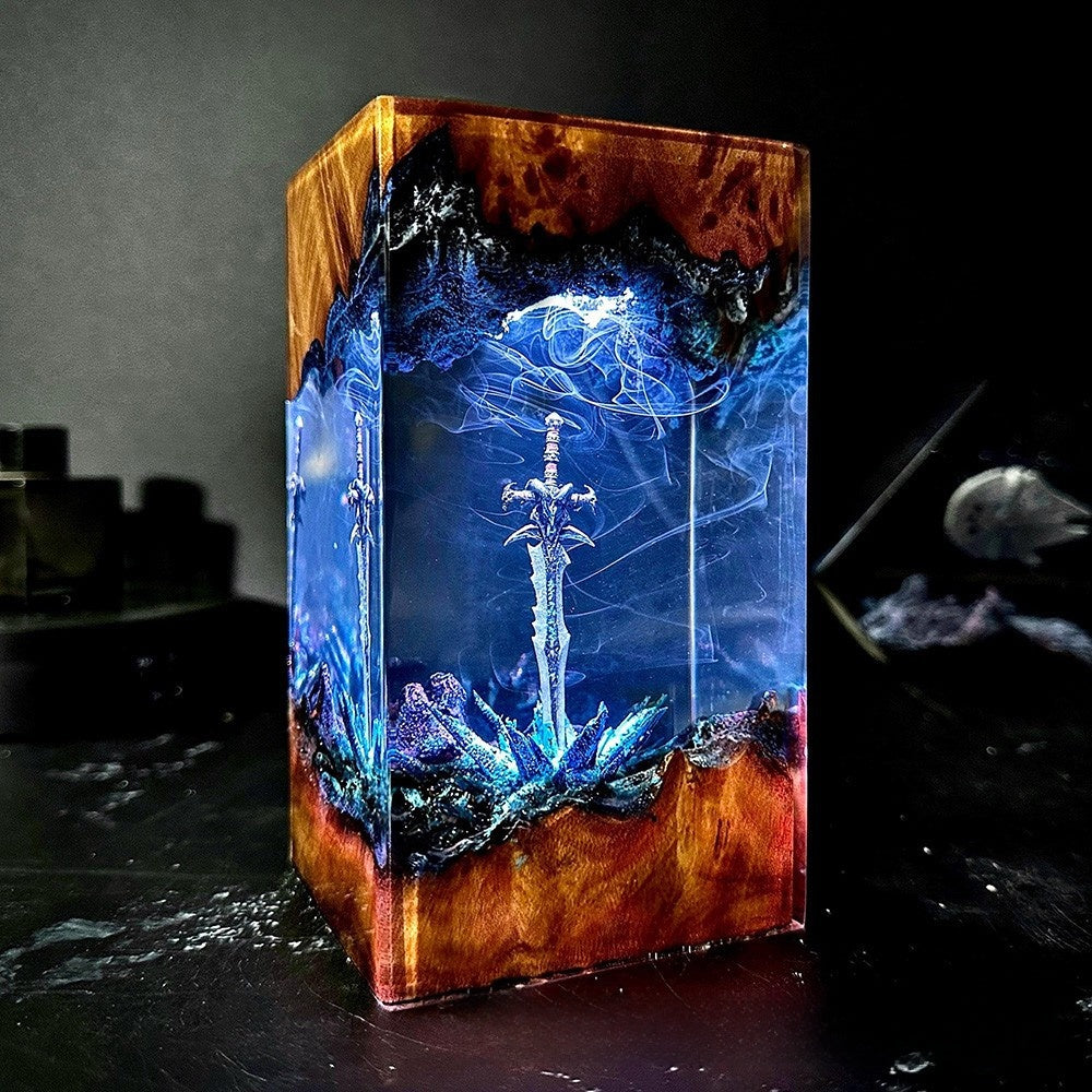 Magic Sword Art Resin Night Light