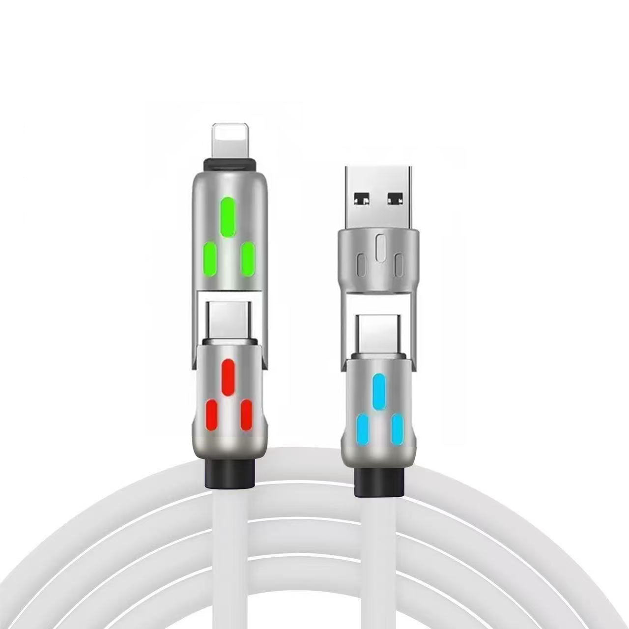 Colorful Breathing Light Fast Charging Data Cable