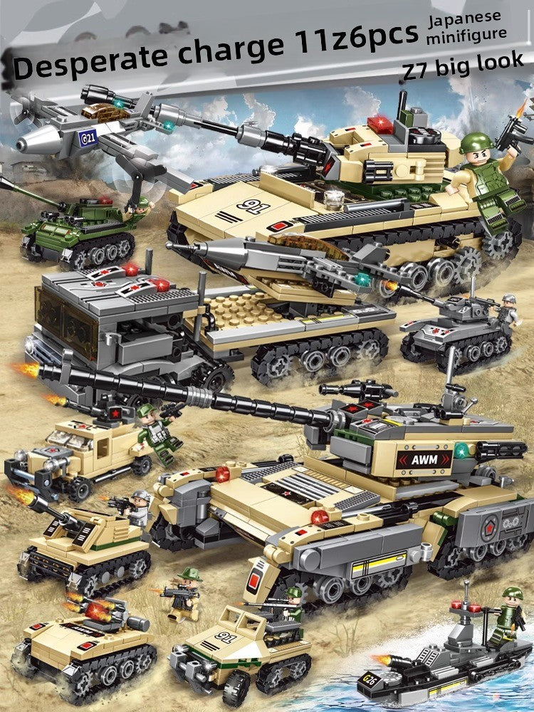 Military Tank Building Blocks Set