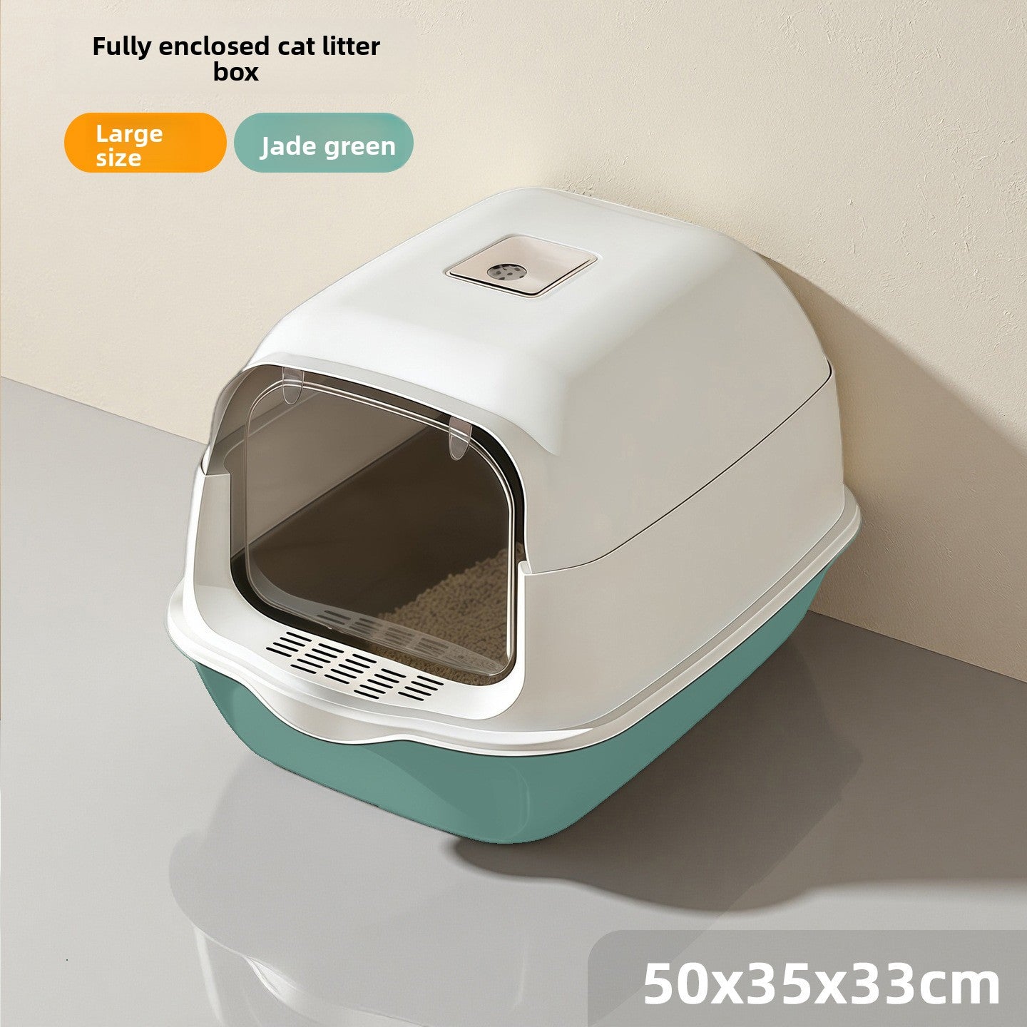 Enclosed Smart cat Litter Box- UV Sterilization & Odor Control