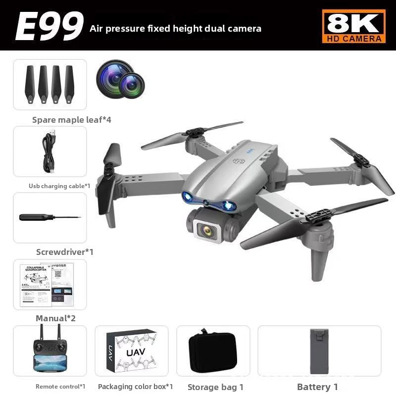 Drone with Dual Camera 4K HD Foldable RC Aircraft