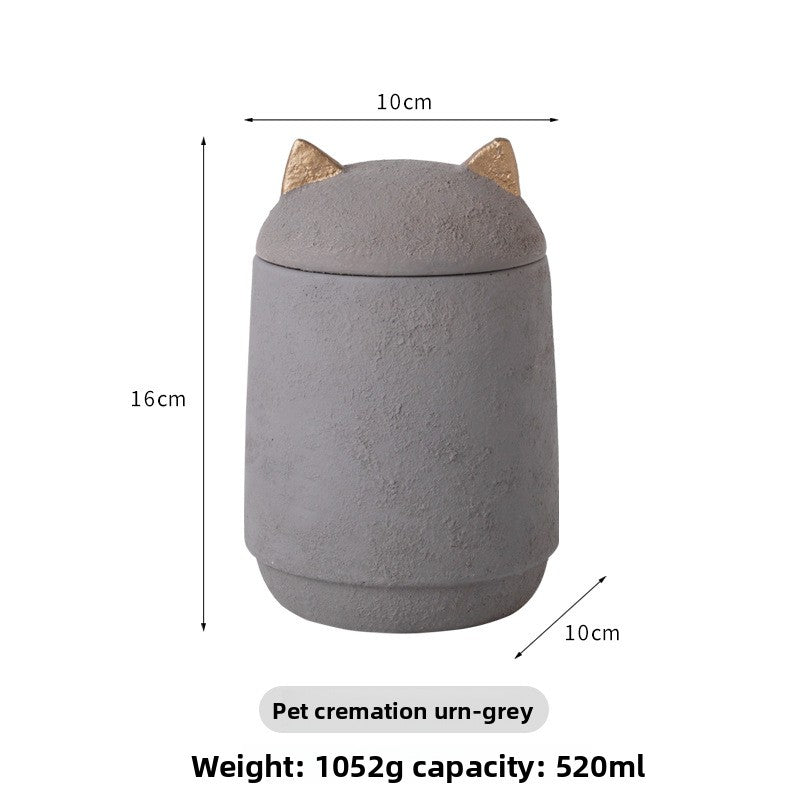 Cat and dog urn cremation ashes storage altar