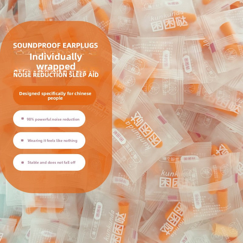 Reusable Noise Reducing Soft Foam Earplugs