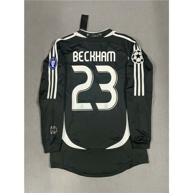Vintage Retro Soccer Jerseys - Premium Cotton-Modal Blend Classic Football Kits, Ronaldo, Kaká, Beckham Legendary Player Editions (S-XXL)
