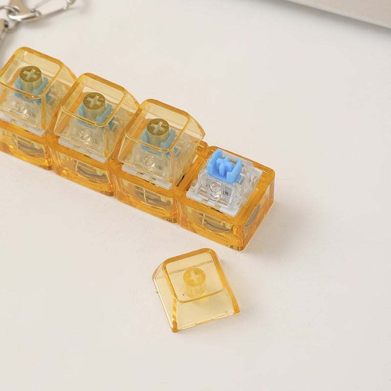 LED Illuminated Squeeze Stress Relief Keyboard Toy
