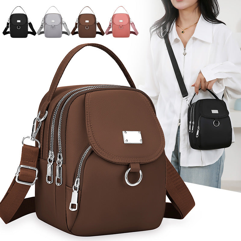 Women's Oxford Cloth Crossbody Shoulder Bag