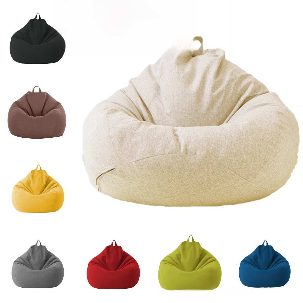 Removable Bean Bag Sofa Cover