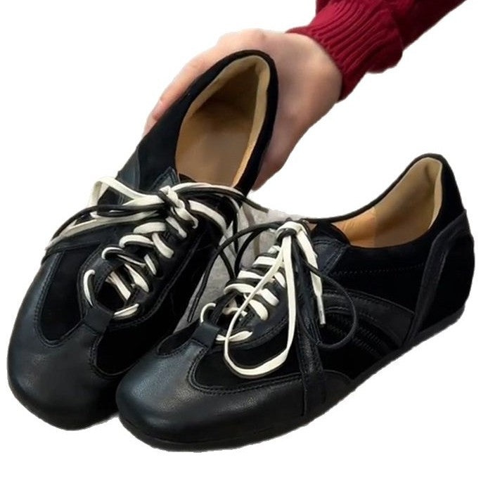 Retro Lace-Up Casual Sneakers