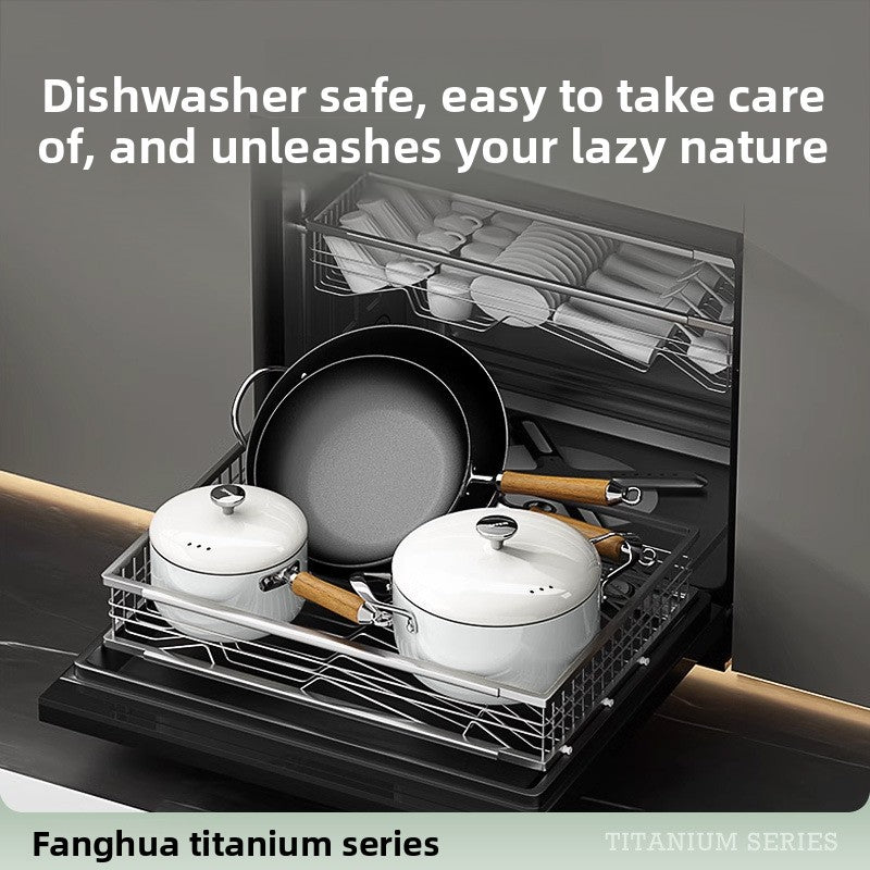 Household Ceramic Coated Pot Set