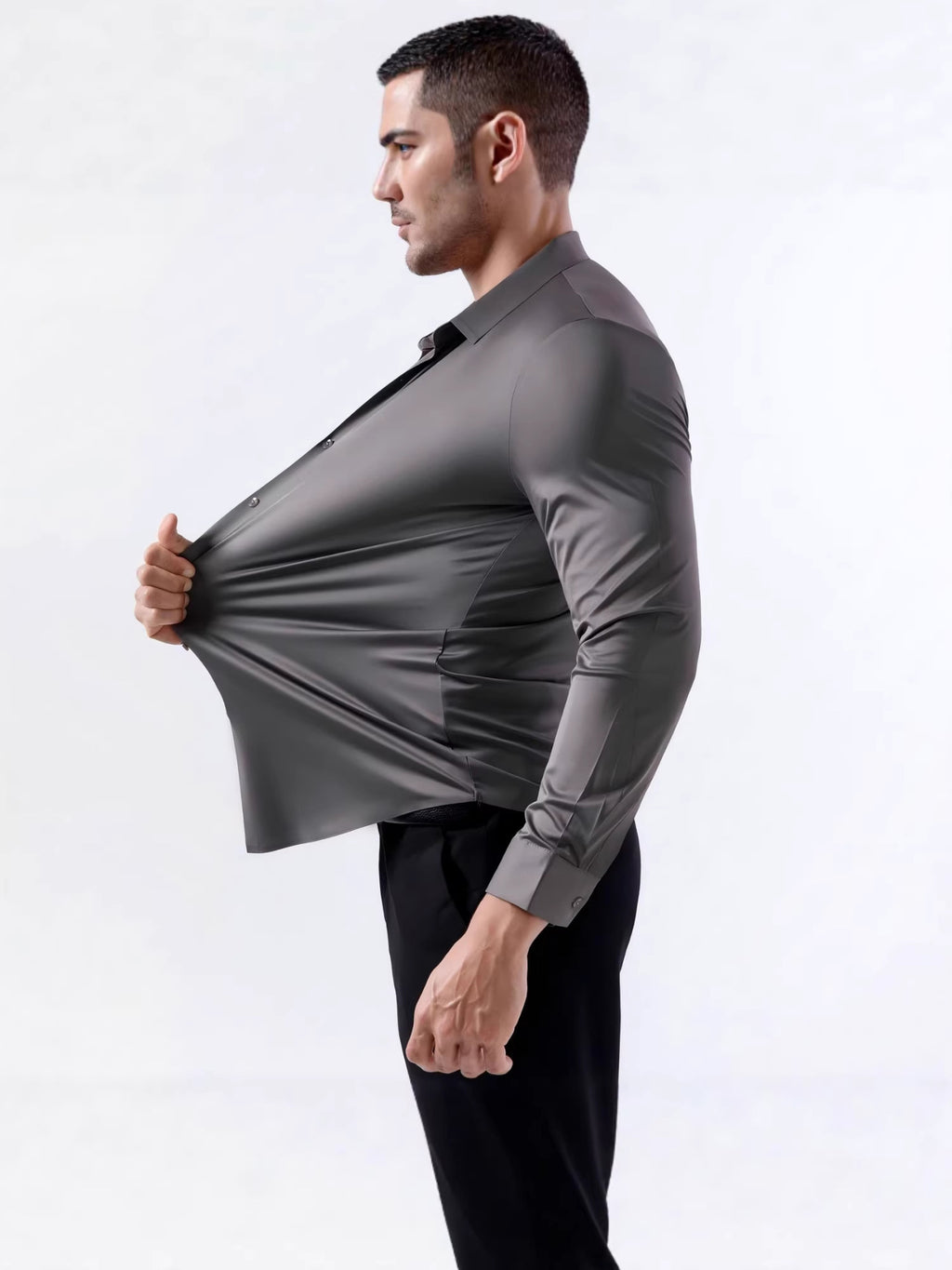 Stretch Wrinkle Resistant Mens Shirt