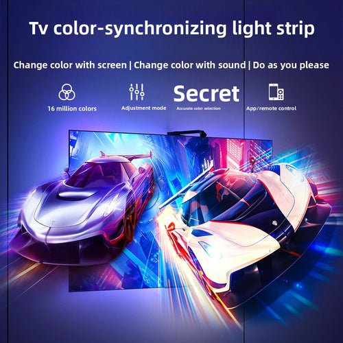 Bluetooth TV Ambient Light Strip with App Control