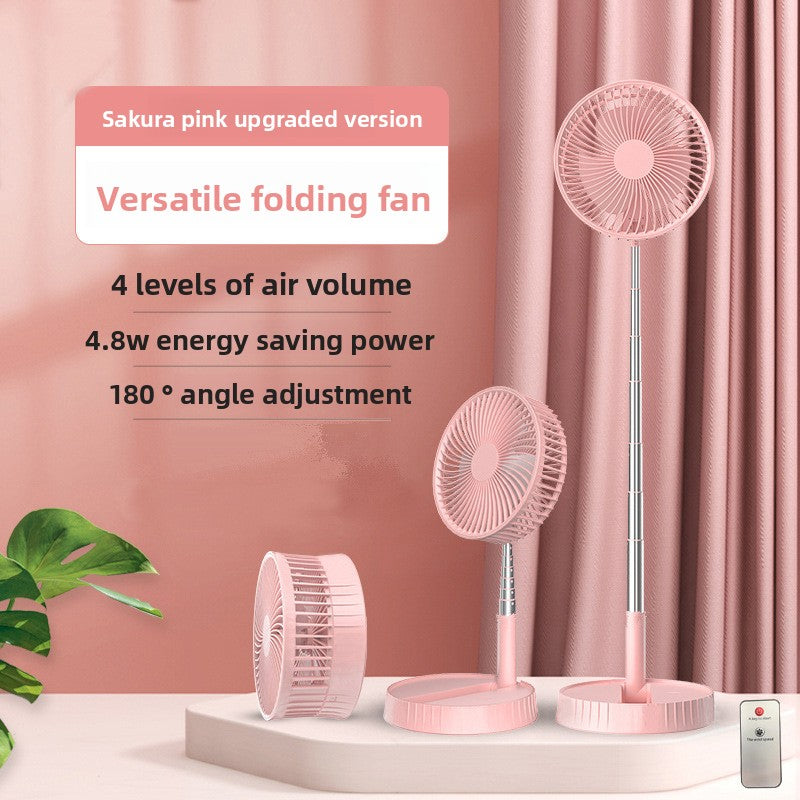 Retractable USB Rechargeable Portable Fan