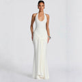 Halter Neck Ribbon Dress