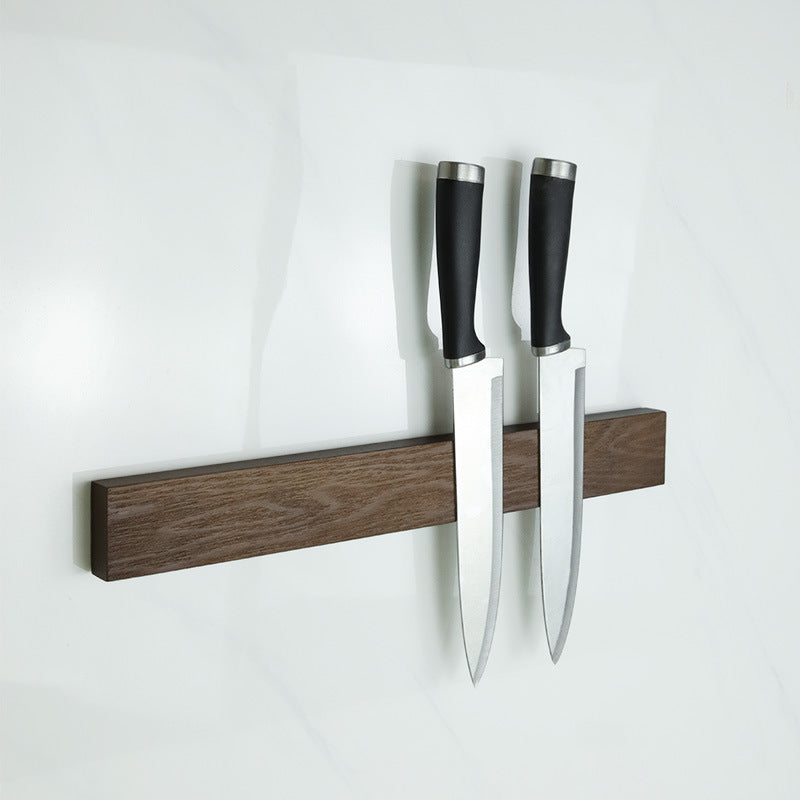Natural Wooden Magnetic Knife Strip | Wall-Mounted Blook (30cm / 40cm)