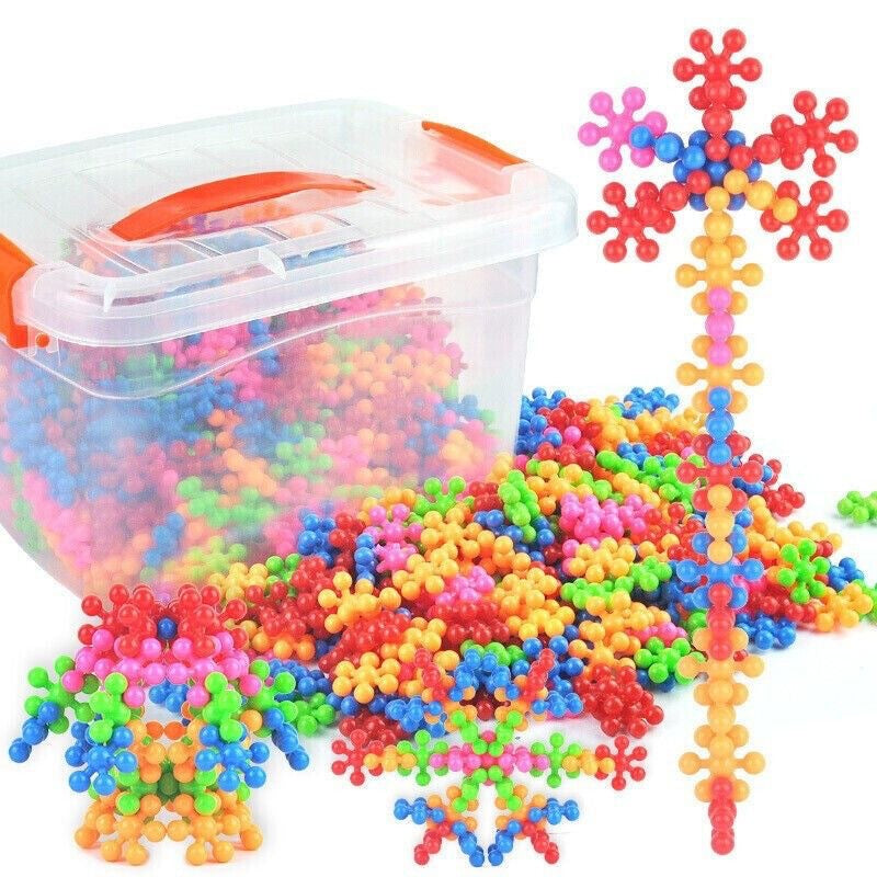 Rotatable Plum Blossom Building Blocks Educational Toy