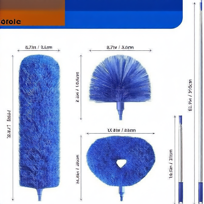 Telescopic Microfiber Cleaning Duster Set