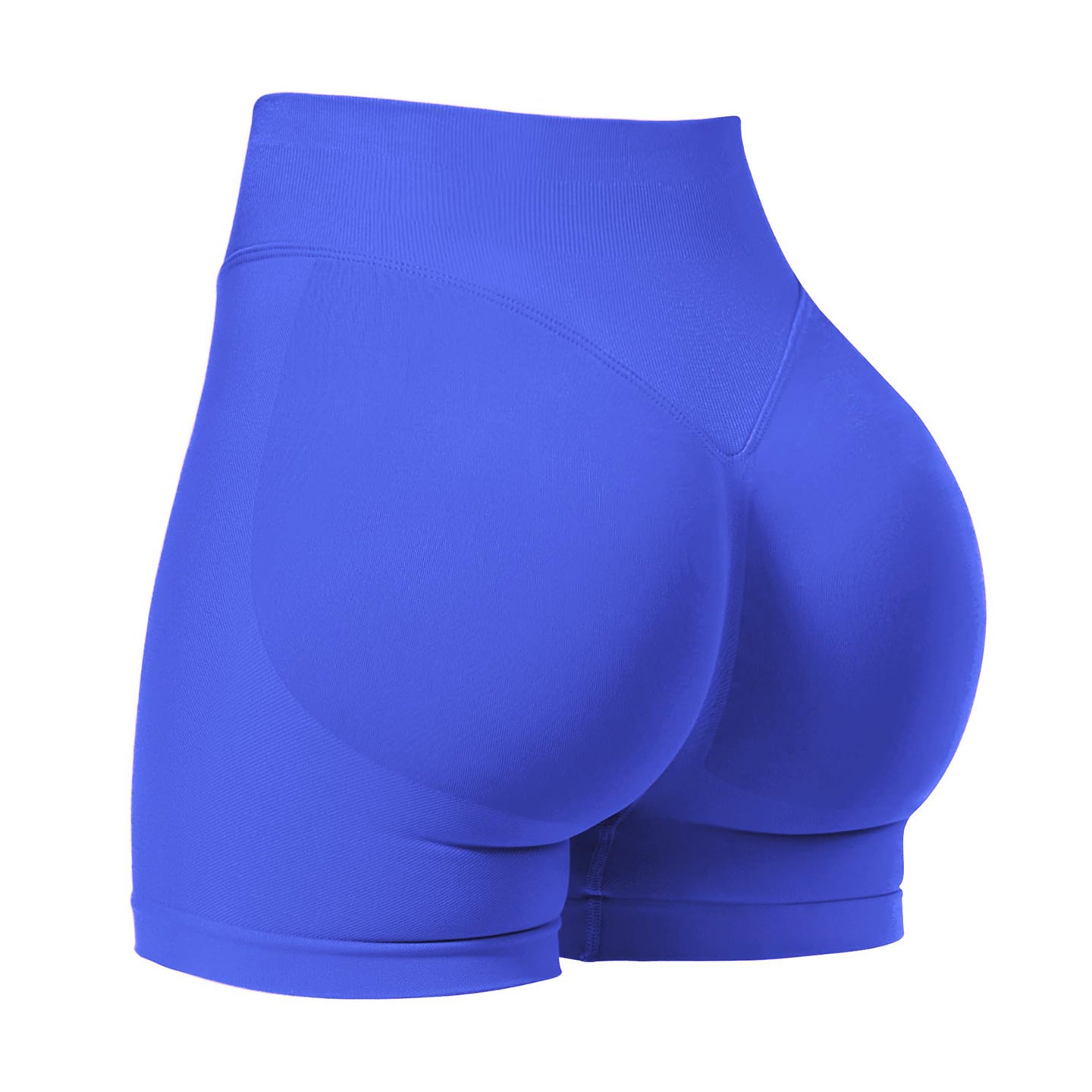 Womens High-Waisted Seamless Yoga Shorts