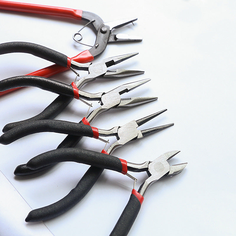 DIY Jewelry Making Pliers Set with Round Nose and Cutting Tools