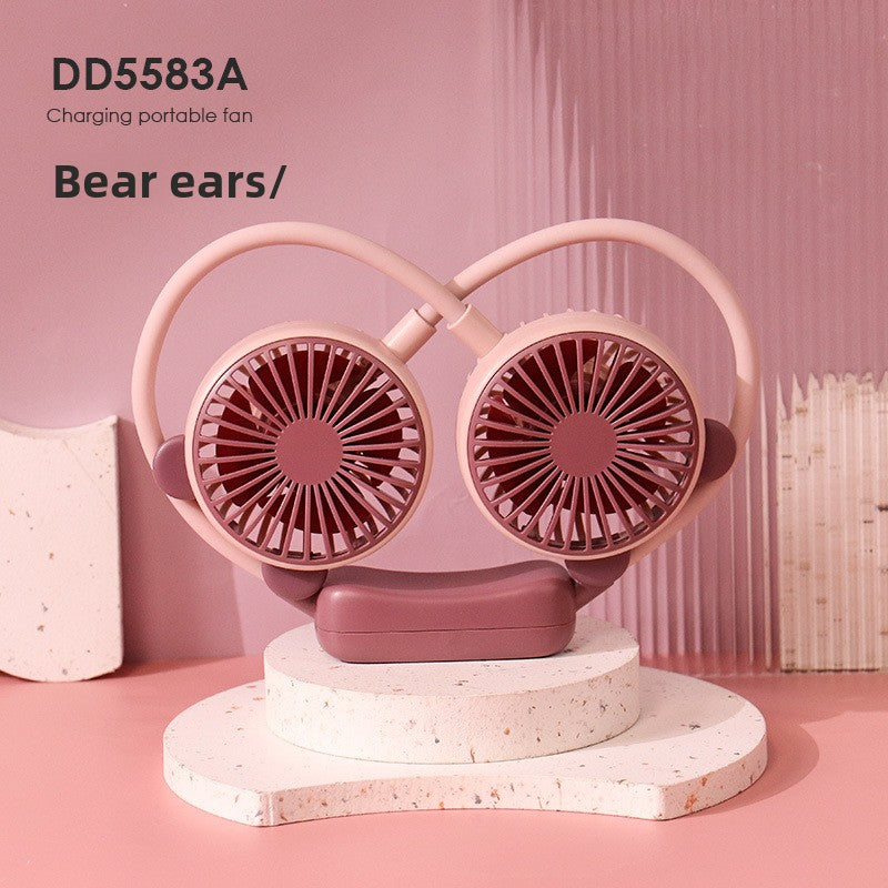 Foldable USB Rechargeable Neck Fan