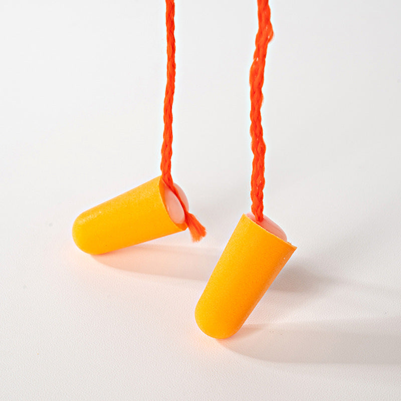 Noise Reducing Sponge Earplugs with Cord