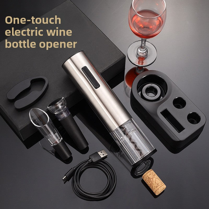Electric Wine Bottle Opener with Base Stand