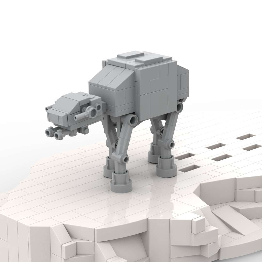 Star Wars Imperial AT-AT Walker Miniature Building Blocks Set