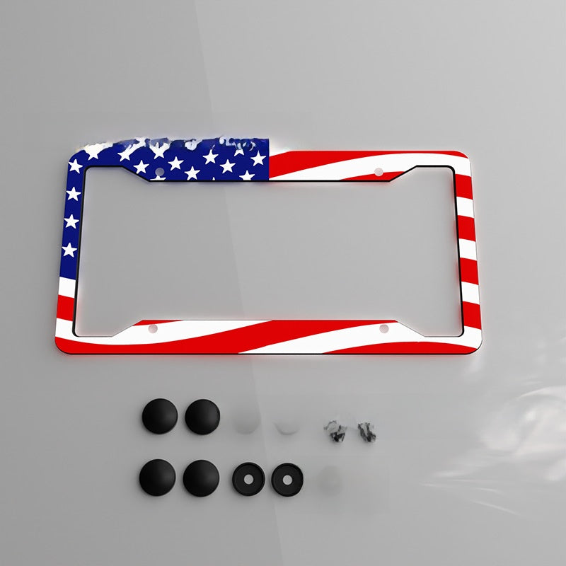 US Standard License Plate Frame with UV Coating