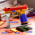 Building block toy gun