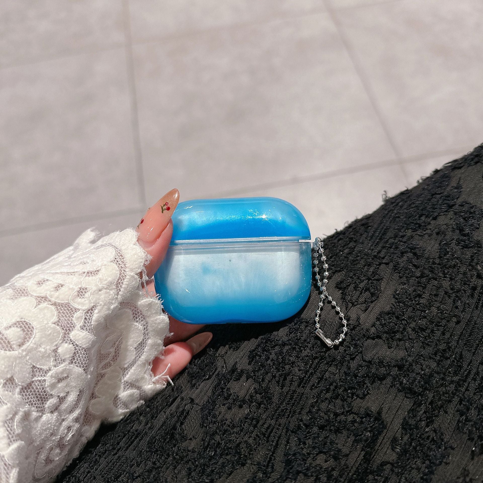 Luminous AirPods Protective Case TPU Quicksand Design