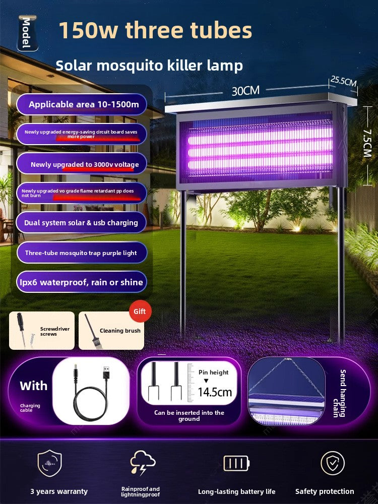 Solar Outdoor Mosquito Killer Lamp