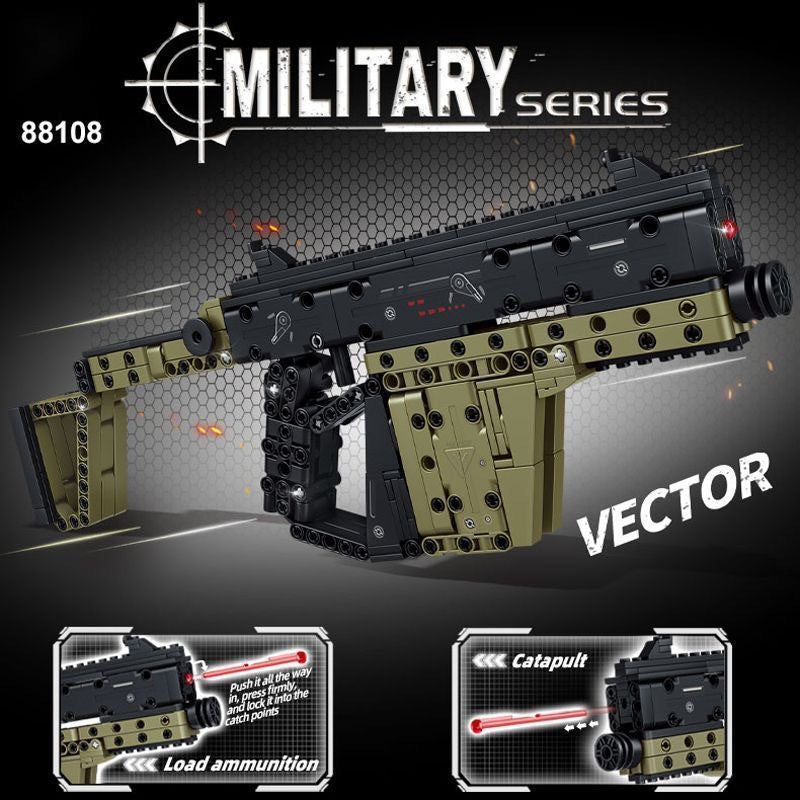 Building Block Model Gun – Functional Sniper Rifle, AK47 & Machine Gun Sets