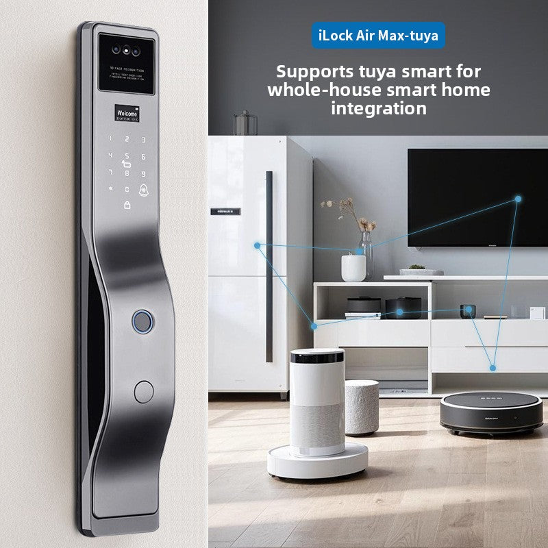 3D Face Recognition Fingerprint Smart Door Lock with Video Call