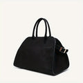 Sienna Minimalist Plush Commuter Tote Structured Vintage Shoulder Bag
