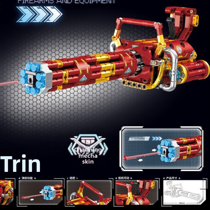 Building Block Model Gun – Functional Sniper Rifle, AK47 & Machine Gun Sets