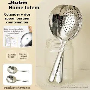 Stainless Steel Kitchen Spoon with Colander