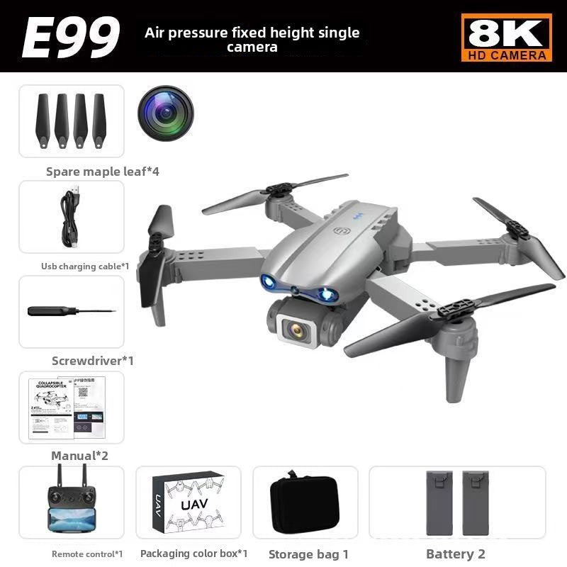 Drone with Dual Camera 4K HD Foldable RC Aircraft