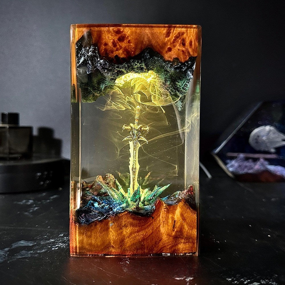Magic Sword Art Resin Night Light