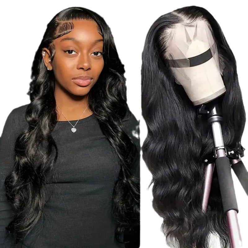 Aero Glam HD Lace Front Long Curly Wig | Heat-Resistant Natural Wave Body Unit