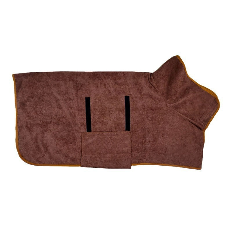 Absorbent Quick-Dry Dog Bathrobe Wrap
