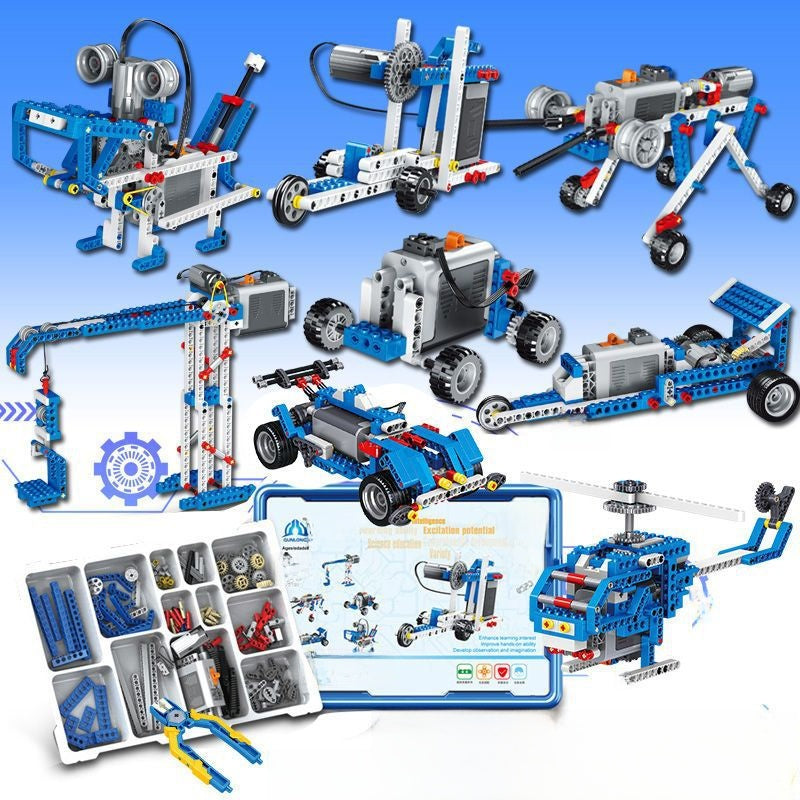 Remote-Controlled Tank Box Building Toy