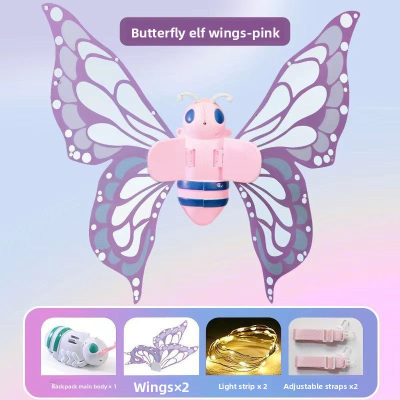 LED Light Up Moving Wings Toy