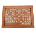 Wooden Money Box with Savings Counter