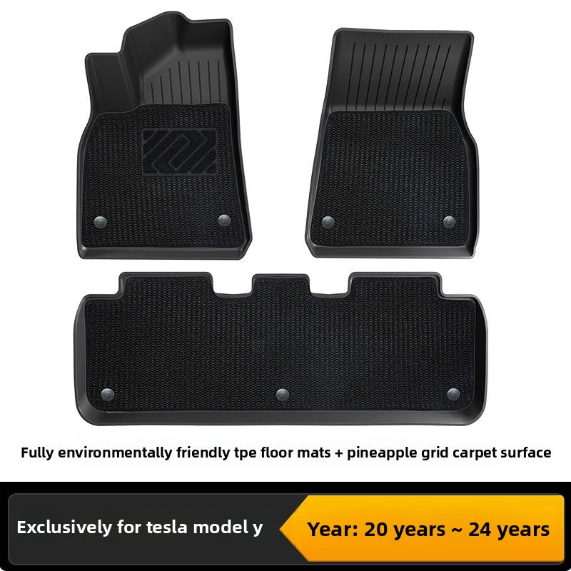 Tesla Model 3/Y Custom Fit TPE All-Weather Floor Mats