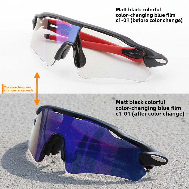 TR90 Sports Riding Sunglasses UV400 Protection Half Frame