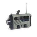 Multifunctional Solar Hand Crank Emergency Radio with Light and Alarm