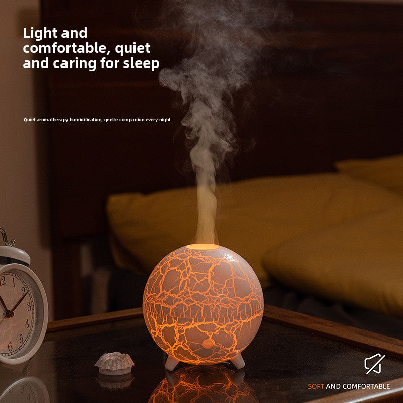 Ultrasonic Aromatherapy Humidifier with Flame Effect