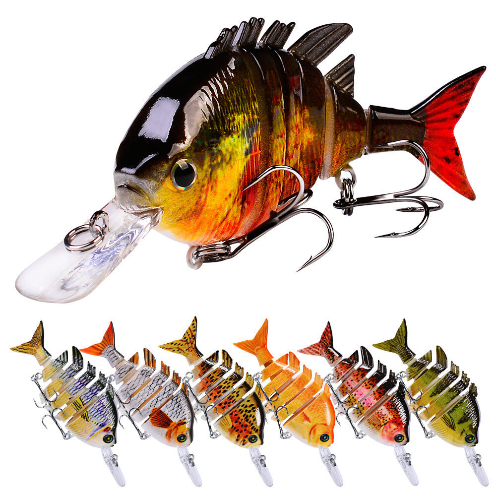 Hard Plastic Multi-Joint Fishing Lure