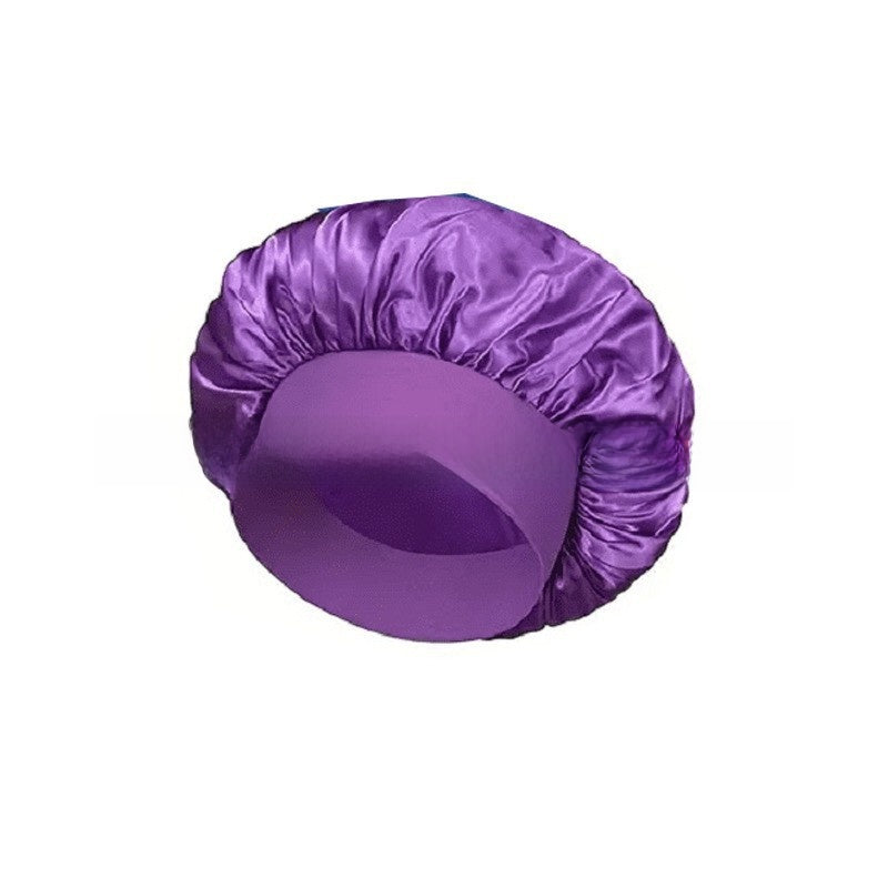 Wide Brim Stretchy Hair Care Cap